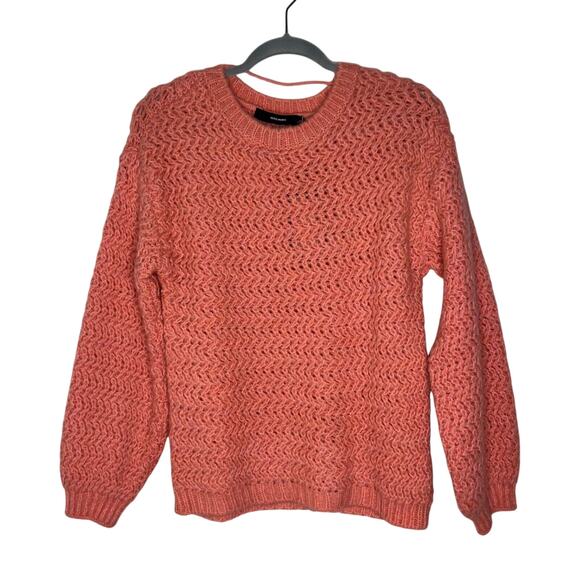 Vero Moda Pink Textured Knit Sweater Pullover Size XS NEW - Picture 1 of 8